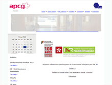 Tablet Screenshot of apcg.pt